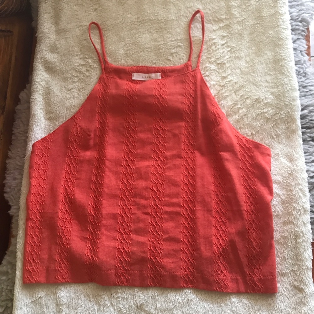 COPY - Lush Embroidered Stripped Camisole